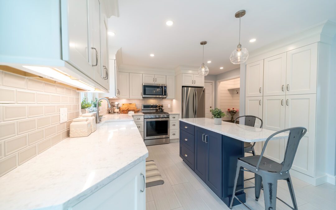 Classic White & Navy Kitchen