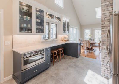 Navy & White Transitional Kitchen