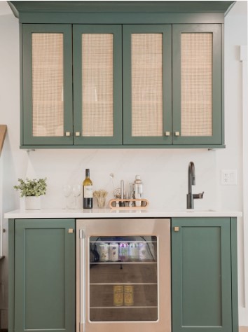 Custom Cabinetry - Cane Cabinets Dry Bar